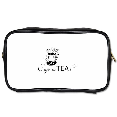 Cup a Tea Toiletries Bag (One Side) from ArtsNow.com Front