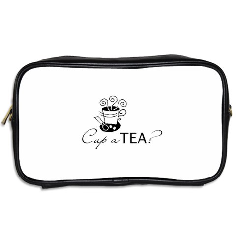 Cup a Tea Toiletries Bag (Two Sides) from ArtsNow.com Back