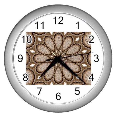 Cookie Rounds Wall Clock (Silver) from ArtsNow.com Front