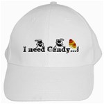 I Need Halloween Candy White Cap