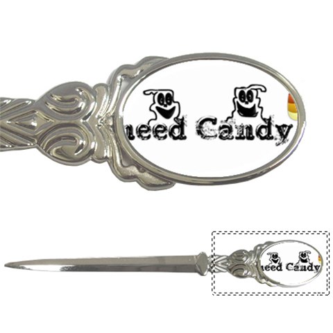 I Need Halloween Candy Letter Opener from ArtsNow.com Front