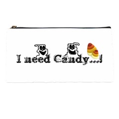 I Need Halloween Candy Pencil Case from ArtsNow.com Front