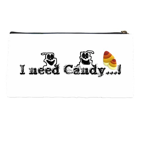 I Need Halloween Candy Pencil Case from ArtsNow.com Back