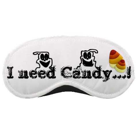 I Need Halloween Candy Sleeping Mask from ArtsNow.com Front