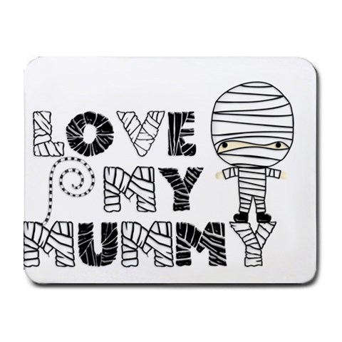 Love My Mummy Halloween Small Mousepad from ArtsNow.com Front