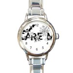 Scare Me Halloween Round Italian Charm Watch