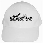 Scare Me Halloween White Cap