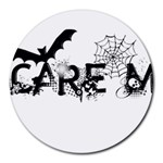 Scare Me Halloween Round Mousepad