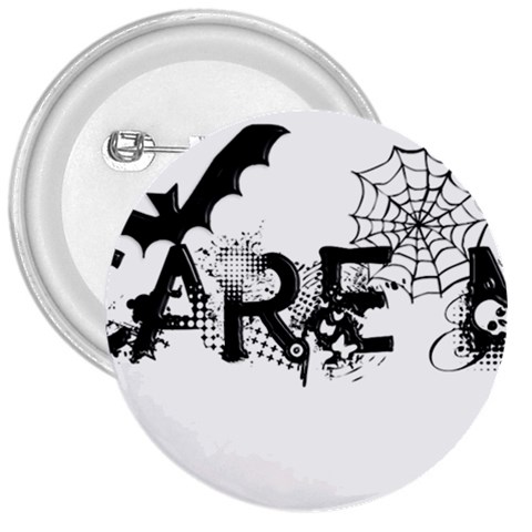 Scare Me Halloween 3  Button from ArtsNow.com Front