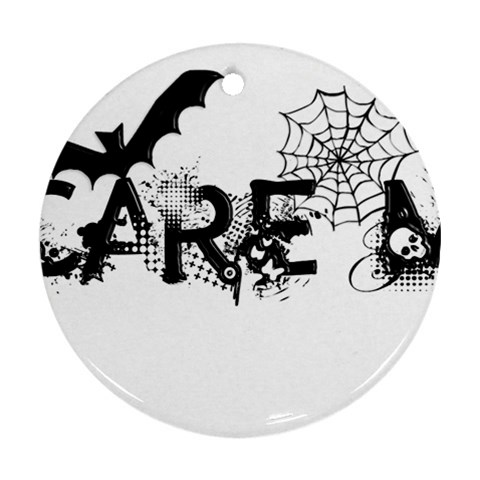 Scare Me Halloween Ornament (Round) from ArtsNow.com Front