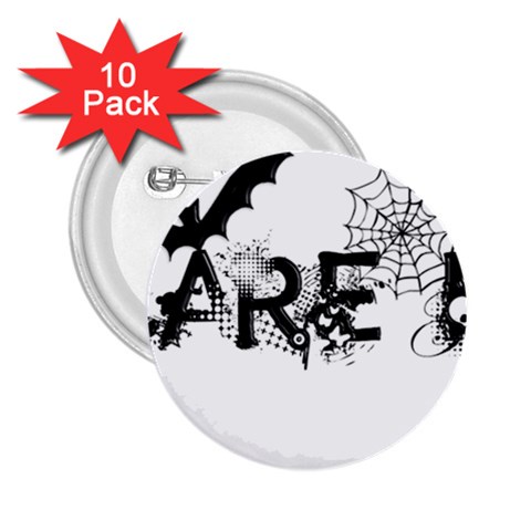 Scare Me Halloween 2.25  Button (10 pack) from ArtsNow.com Front