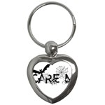 Scare Me Halloween Key Chain (Heart)