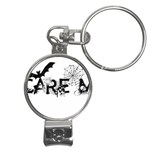 Scare Me Halloween Nail Clippers Key Chain