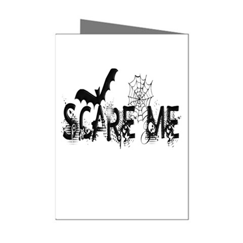 Scare Me Halloween Mini Greeting Cards (Pkg of 8) from ArtsNow.com Left