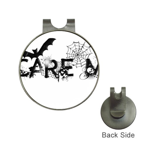 Scare Me Halloween Golf Ball Marker Hat Clip from ArtsNow.com Front