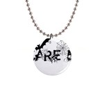 Scare Me Halloween 1  Button Necklace