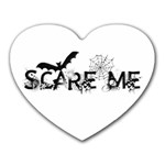 Scare Me Halloween Mousepad (Heart)