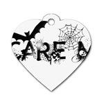 Scare Me Halloween Dog Tag Heart (One Side)