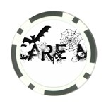 Scare Me Halloween Poker Chip Card Guard