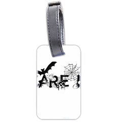 Scare Me Halloween Luggage Tag (two sides) from ArtsNow.com Front