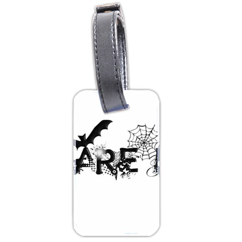 Scare Me Halloween Luggage Tag (two sides) from ArtsNow.com Back