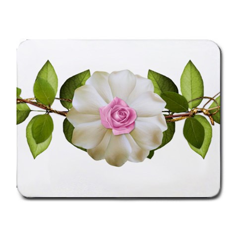 Love Flower Small Mousepad from ArtsNow.com Front