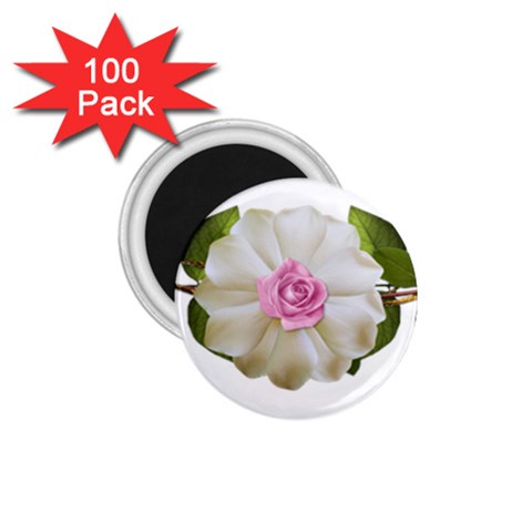 Love Flower 1.75  Magnet (100 pack)  from ArtsNow.com Front