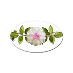 Love Flower Sticker Oval (10 pack)