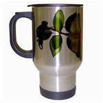 Love Flower Travel Mug (Silver Gray)