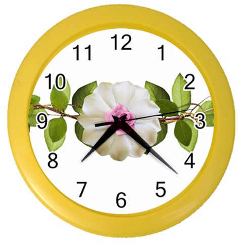 Love Flower Color Wall Clock from ArtsNow.com Front