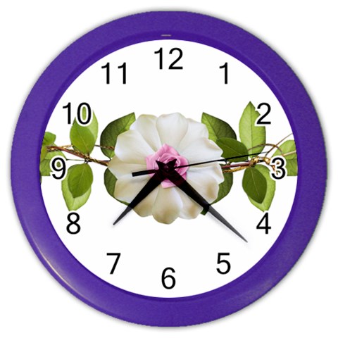 Love Flower Color Wall Clock from ArtsNow.com Front