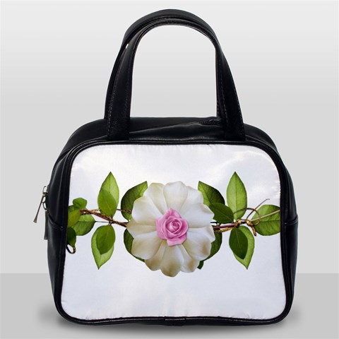 Love Flower Classic Handbag (Two Sides) from ArtsNow.com Back