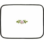 Love Flower Mini Fleece Blanket(Two Sides)