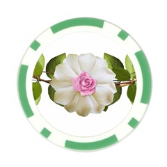 Love Flower Poker Chip Card Guard (10 pack) from ArtsNow.com Front