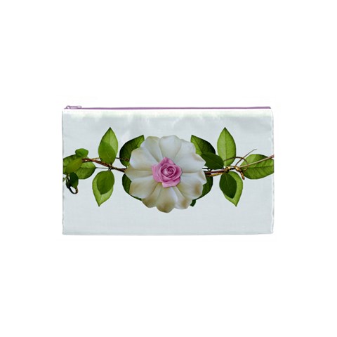 Love Flower Cosmetic Bag (Small) from ArtsNow.com Front