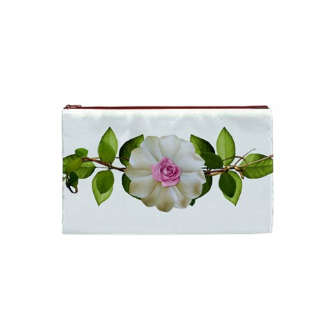 Love Flower Cosmetic Bag (Small) from ArtsNow.com Front