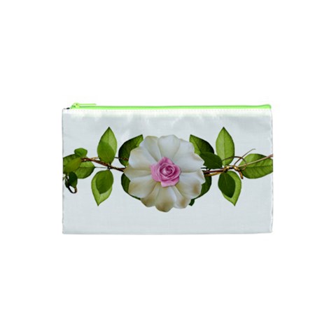 Love Flower Cosmetic Bag (Small) from ArtsNow.com Front