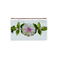 Love Flower Cosmetic Bag (Small) from ArtsNow.com Front