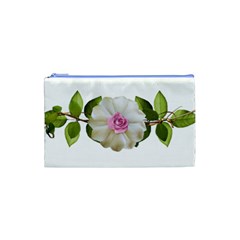 Love Flower Cosmetic Bag (Small) from ArtsNow.com Front