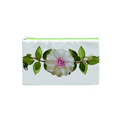 Love Flower Cosmetic Bag (Small) from ArtsNow.com Front