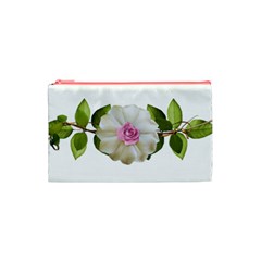 Love Flower Cosmetic Bag (Small) from ArtsNow.com Front