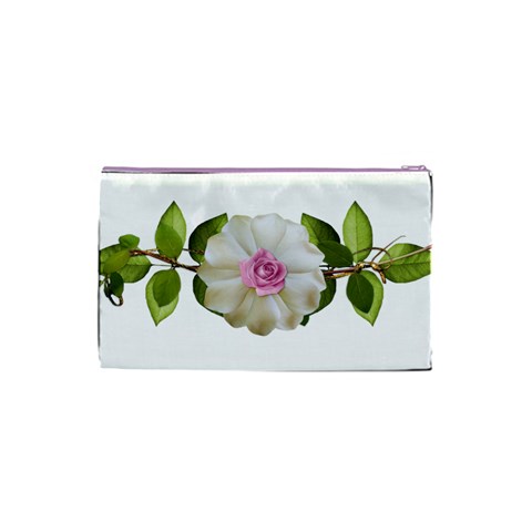 Love Flower Cosmetic Bag (Small) from ArtsNow.com Back