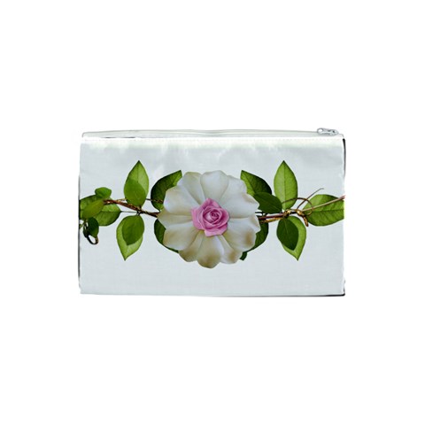 Love Flower Cosmetic Bag (Small) from ArtsNow.com Back