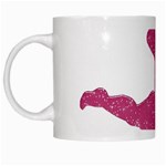 Pink Love Cupid White Mug