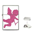 Pink Love Cupid Flip Top Lighter