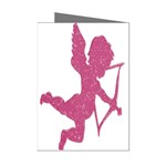 Pink Love Cupid Mini Greeting Cards (Pkg of 8)