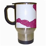 Pink Love Cupid Travel Mug (White)