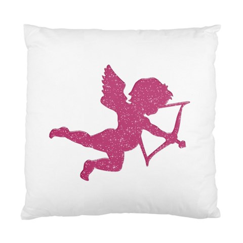 Pink Love Cupid Cushion Case (One Side) from ArtsNow.com Front