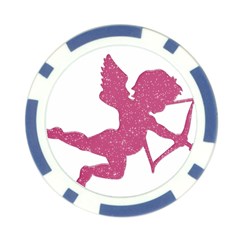 Pink Love Cupid Poker Chip Card Guard (10 pack) from ArtsNow.com Back