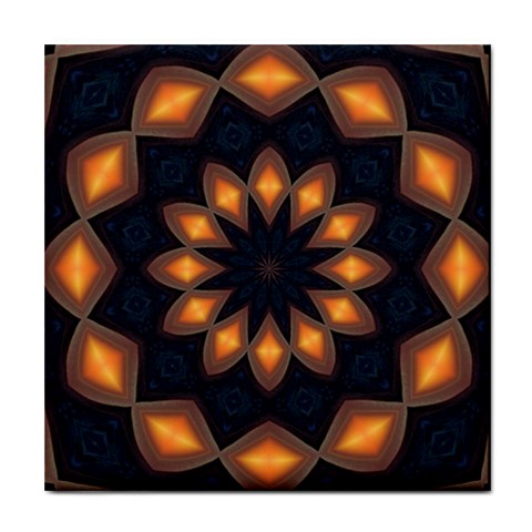 Warm Glow at Night Tile Coaster from ArtsNow.com Front